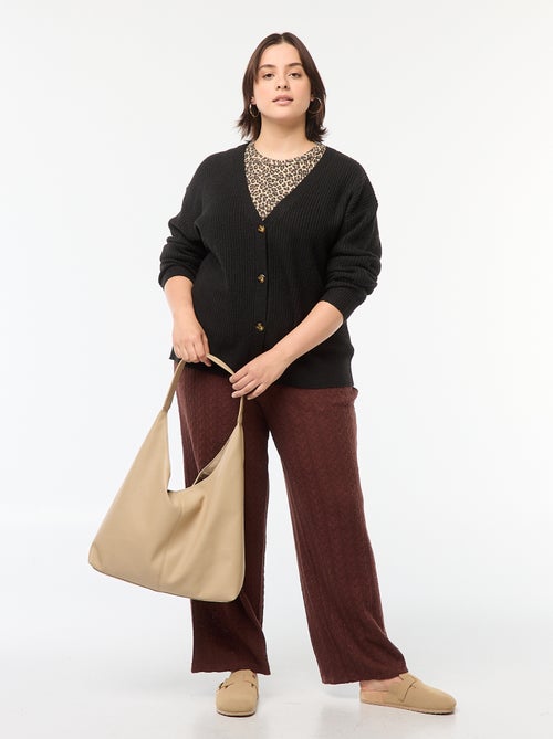 Vest van ribtricot - Kiabi