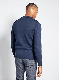 Vest van tricot met rits - Kiabi