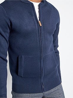 Vest van tricot met rits - Kiabi