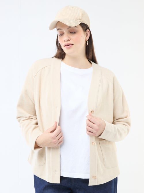 Vest van zachte tricot - Kiabi