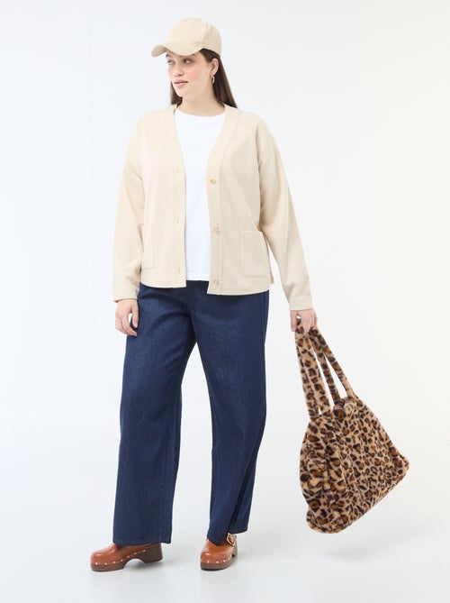 Vest van zachte tricot - Kiabi