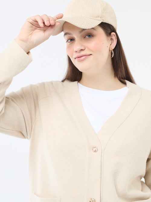 Vest van zachte tricot - Kiabi