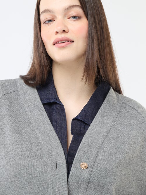 Vest van zachte tricot - Kiabi