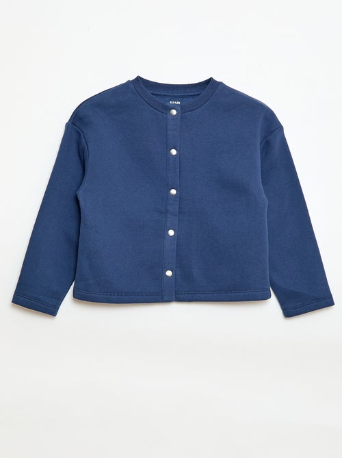 Vestje met lange mouwen en drukknoopsluiting - Kiabi