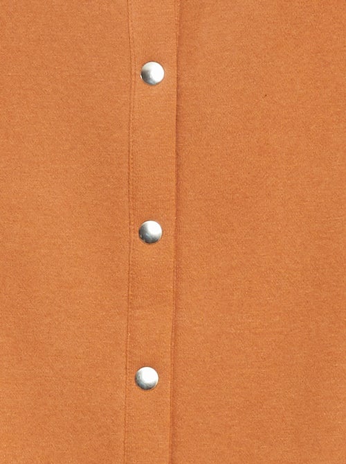 Vestje met lange mouwen en drukknoopsluiting - Kiabi