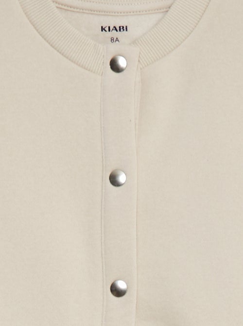 Vestje met lange mouwen en drukknoopsluiting - Kiabi