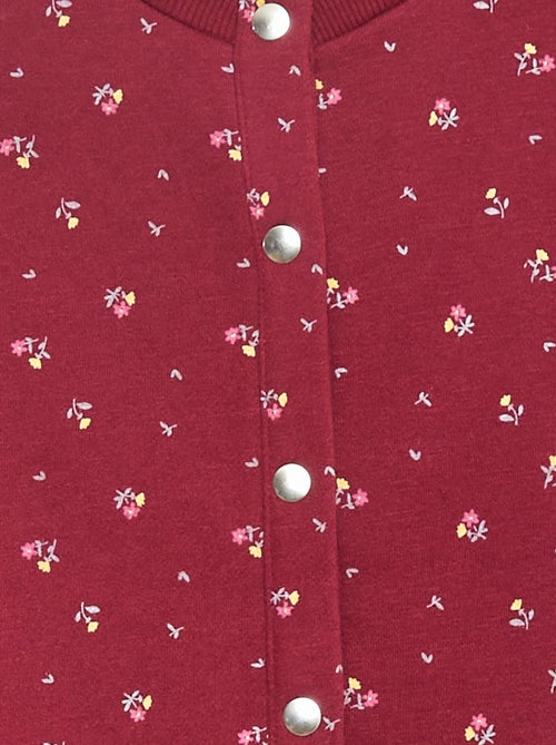 Vestje met lange mouwen en drukknoopsluiting - Kiabi