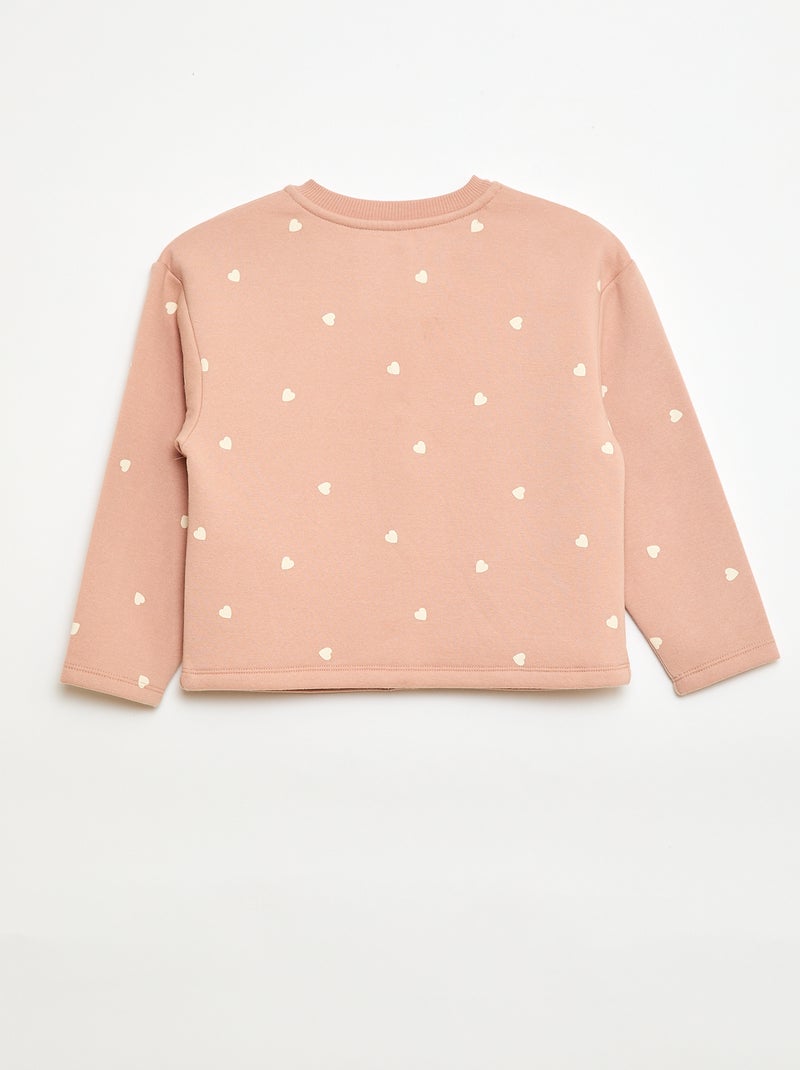 Vestje met lange mouwen en drukknoopsluiting Rose - Kiabi