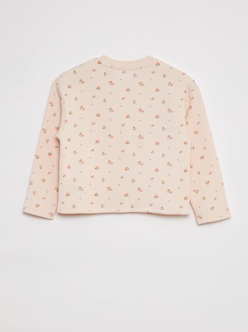 Vestje met lange mouwen en drukknoopsluiting - Kiabi