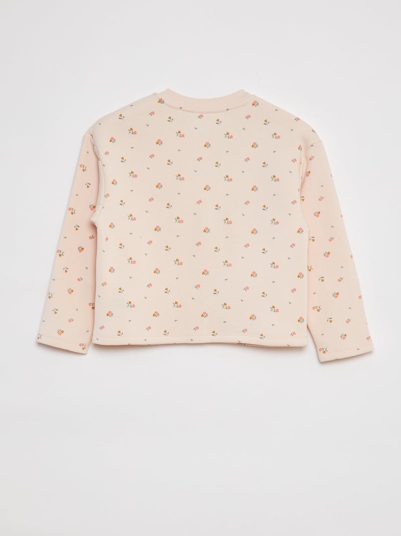 Vestje met lange mouwen en drukknoopsluiting ROSE - Kiabi