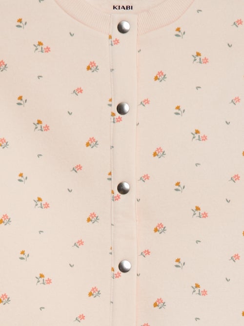 Vestje met lange mouwen en drukknoopsluiting - Kiabi