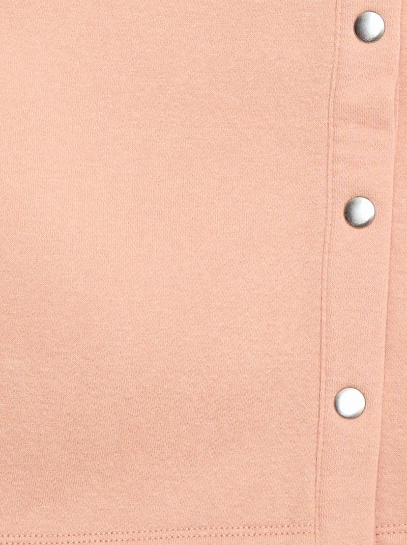 Vestje met lange mouwen en drukknoopsluiting Rose - Kiabi