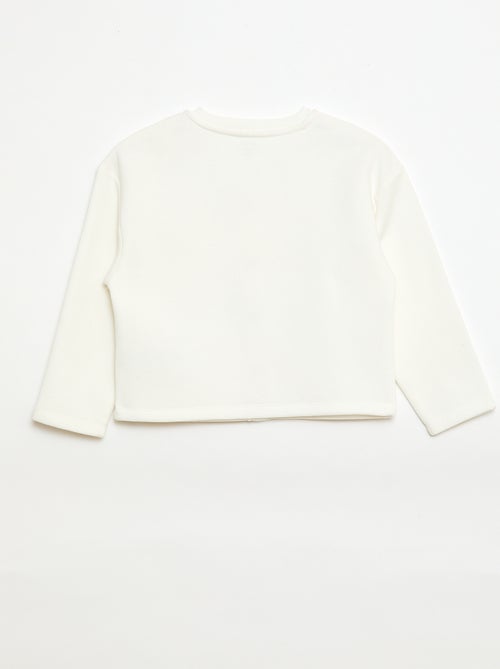 Vestje met lange mouwen en drukknoopsluiting - Kiabi