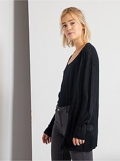 Vestje van fijn tricot - Kiabi