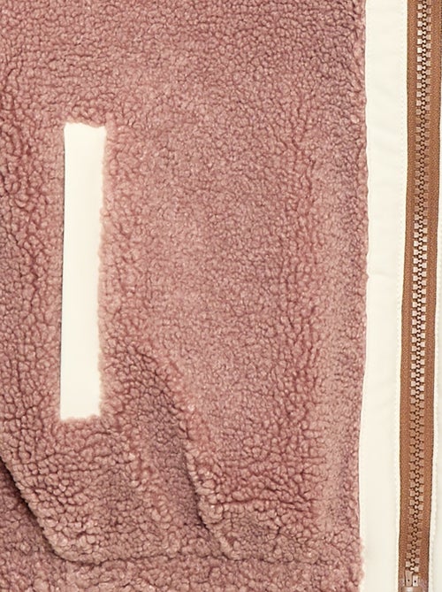 Vestje van imitatieschapenvacht met rits - Kiabi