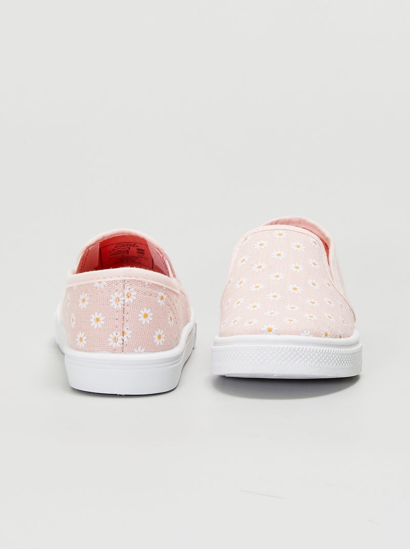Veterloze Sneakers Heren Veterloze, Stoffen Sneakers ROSE Kiabi