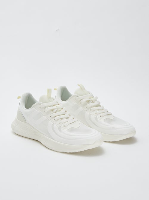 Vetersneakers van mesh - hardloopmodel - Kiabi