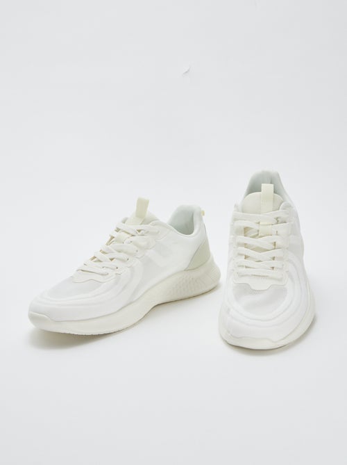 Vetersneakers van mesh - hardloopmodel - Kiabi