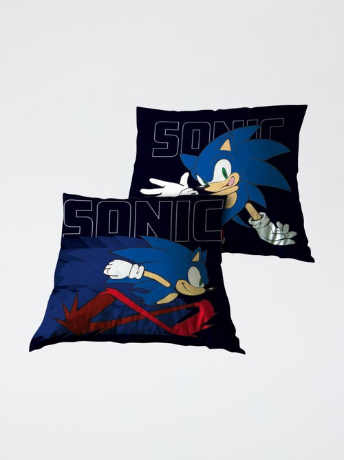 Vierkant kussen met Sonic-print - Kiabi