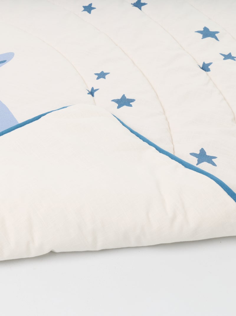 Vierkant vloerkleed Blauw - Kiabi