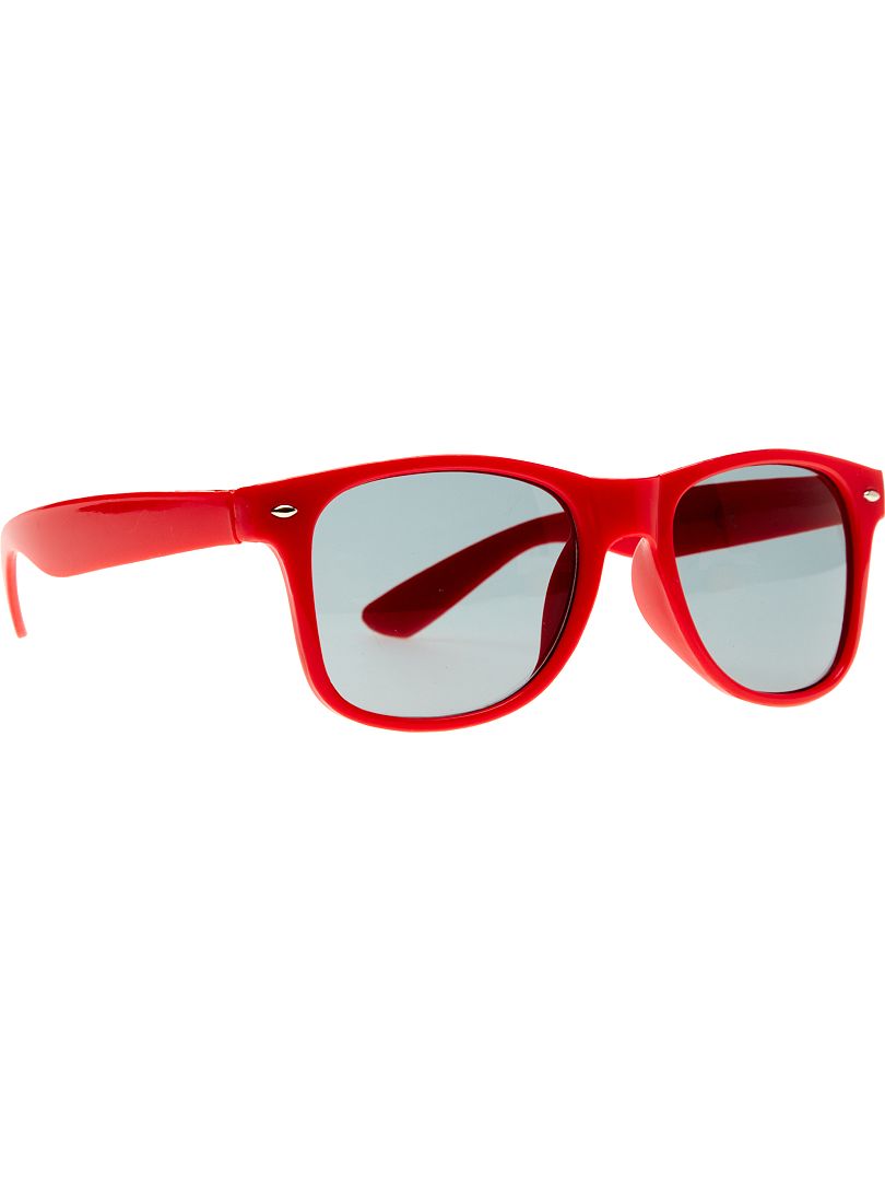 Vierkante bril rood - Kiabi