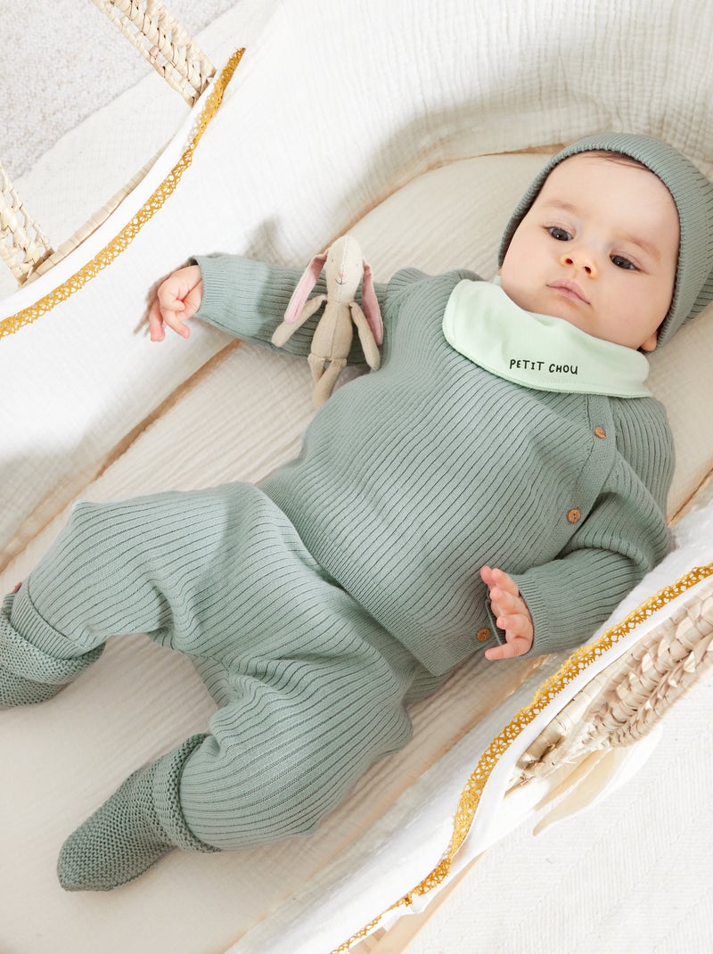 Vijfdelige geboorteset 'Welcome Baby' - Uniseks BLAUW - Kiabi
