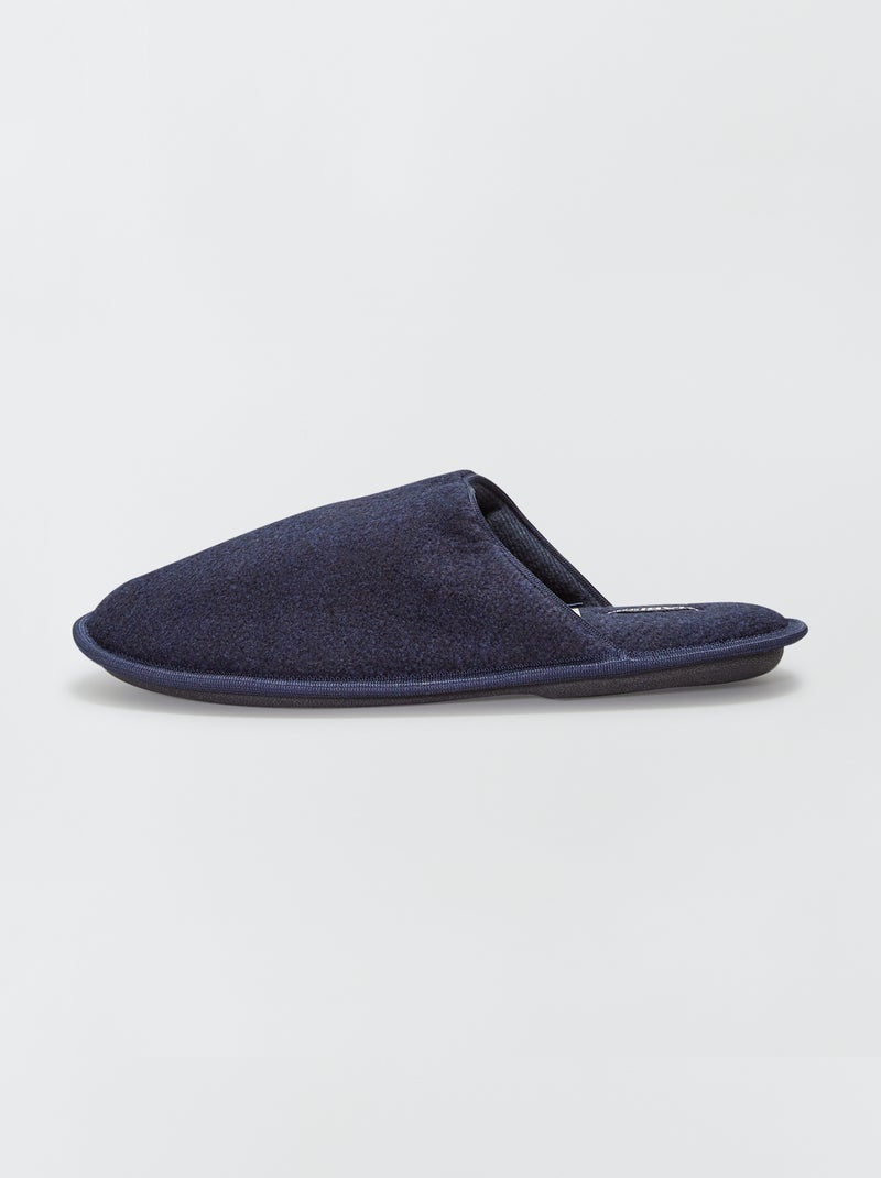 Vilten slofjes BLAUW - Kiabi