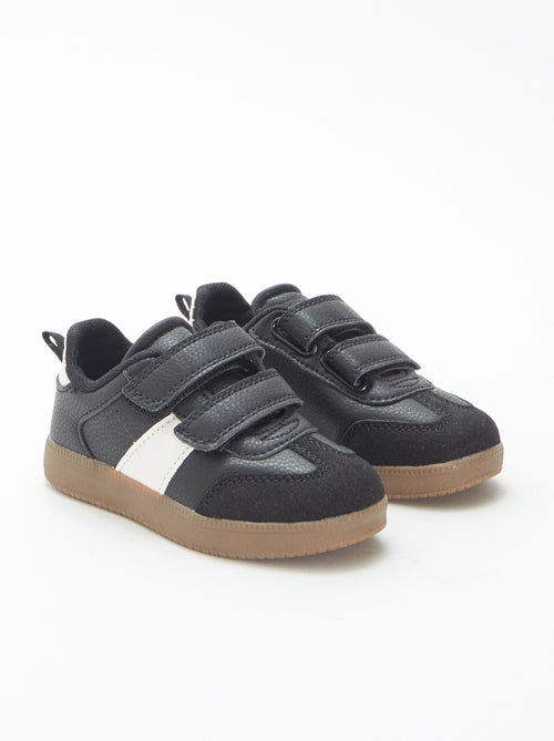 Vintage sneakers met klittenband - Kiabi