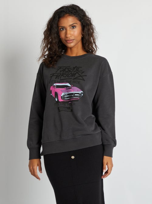 Vintage sweater 'Fast & Furious' - Kiabi