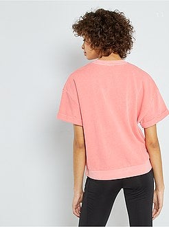 Vintage sweater met korte mouwen - Kiabi