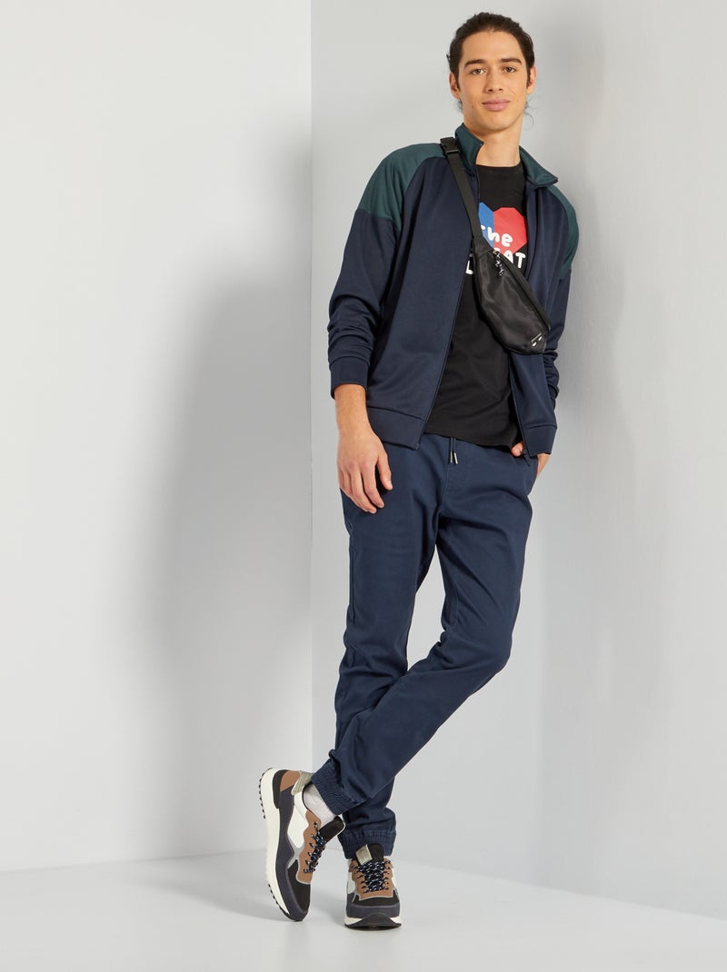Vintage trainingsjack BLAUW - Kiabi