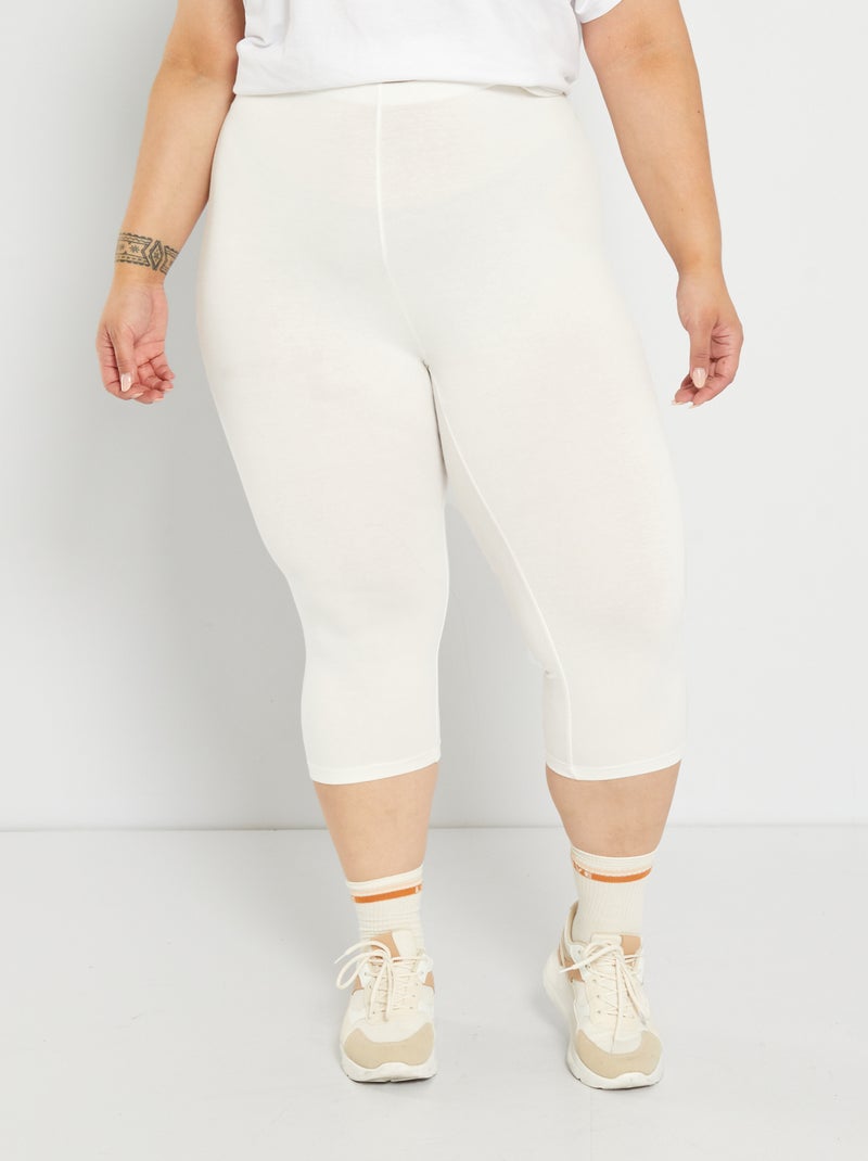 Viscose legging sneeuw wit - Kiabi
