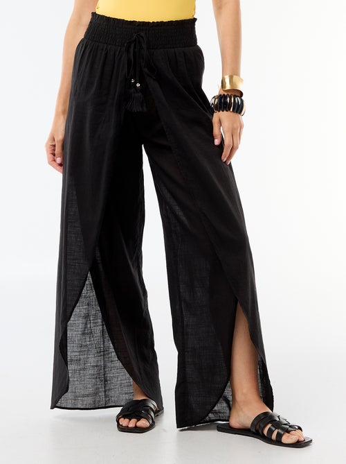 Viscose strandbroek met print - Kiabi