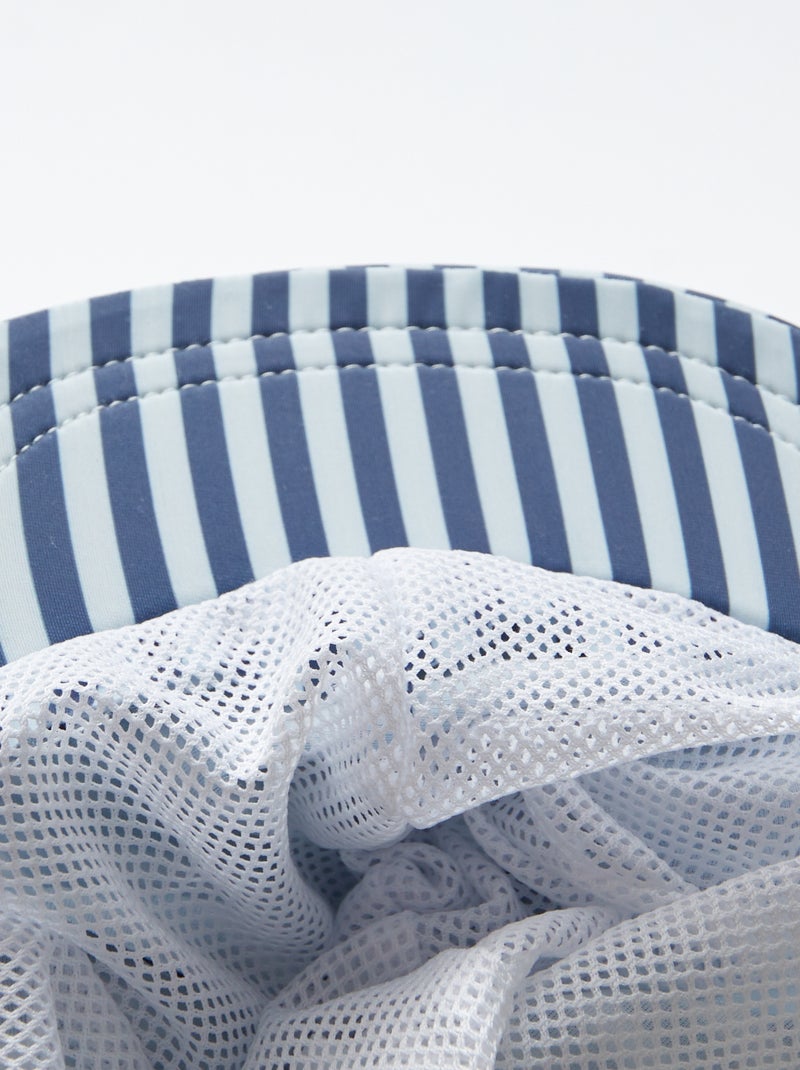 Vissershoedje met lang achterpand BLAUW - Kiabi