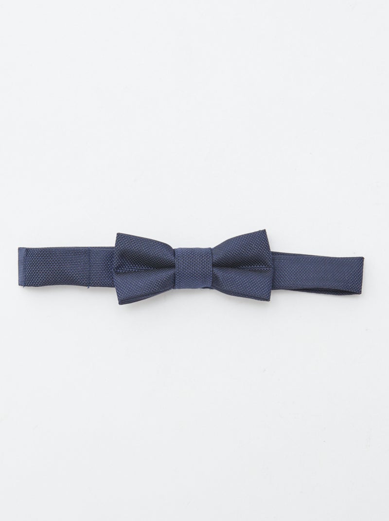Vlinderstrik met klittenband Blauw - Kiabi