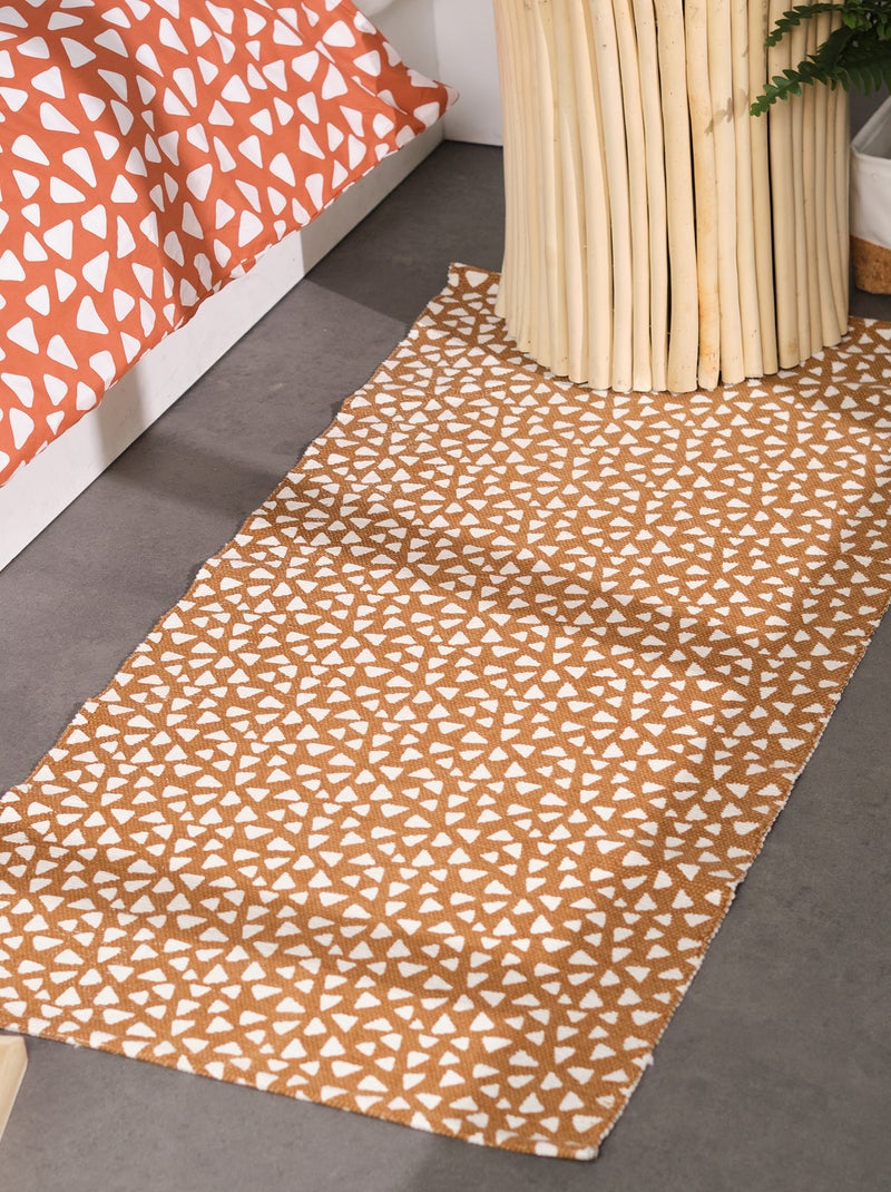 Vloerkleed met print GEEL - Kiabi