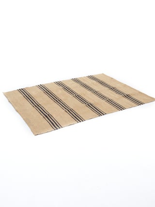 Vloerkleed van jute met print