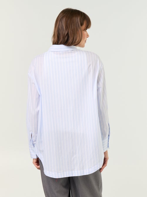 Voedingsblouse met split aan de zijkant - Kiabi