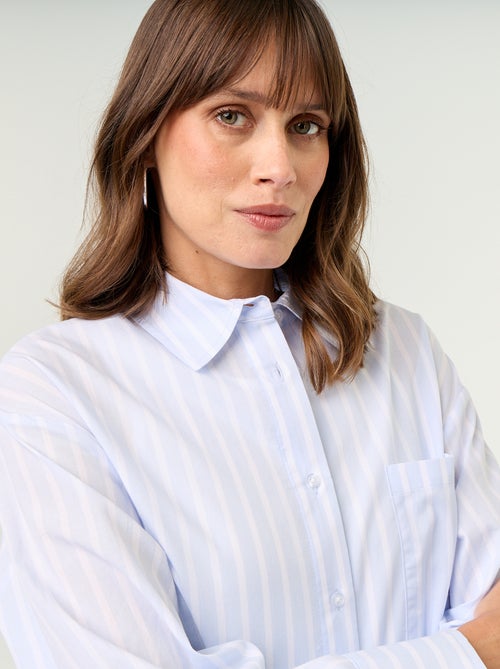 Voedingsblouse met split aan de zijkant - Kiabi