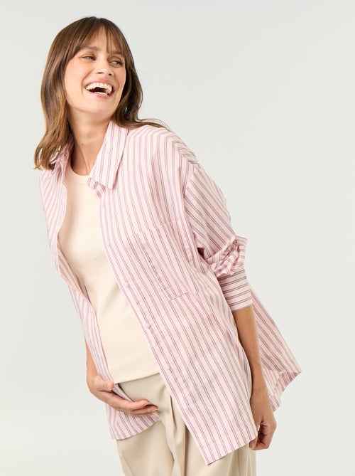 Voedingsblouse met split aan de zijkant - Kiabi