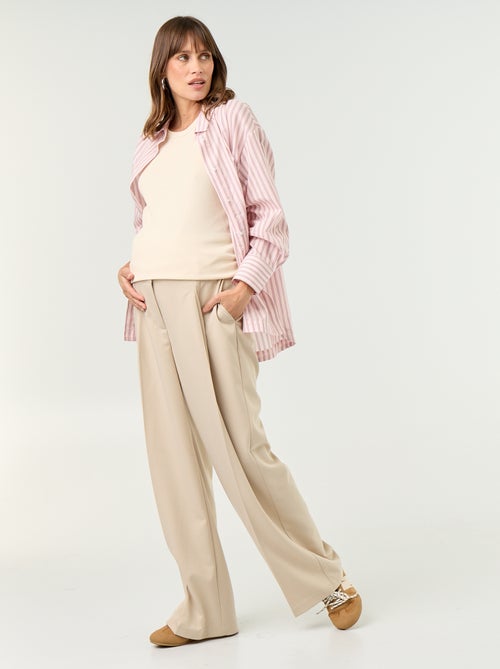 Voedingsblouse met split aan de zijkant - Kiabi