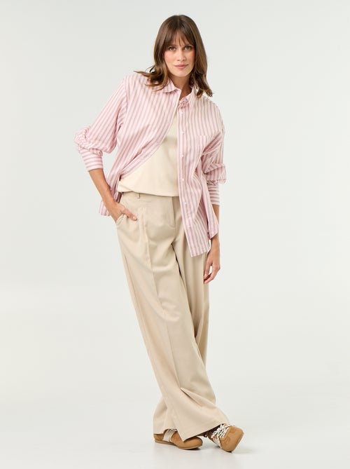 Voedingsblouse met split aan de zijkant - Kiabi