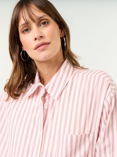 Voedingsblouse met split aan de zijkant - Kiabi