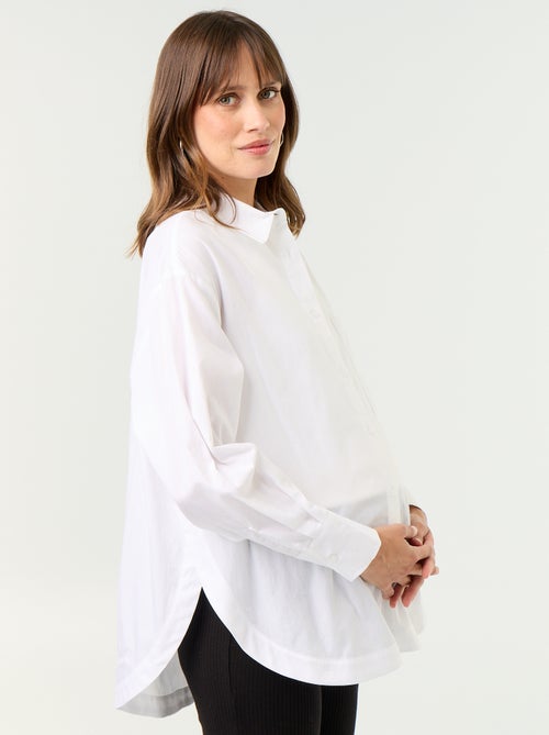 Voedingsblouse met split aan de zijkant - Kiabi