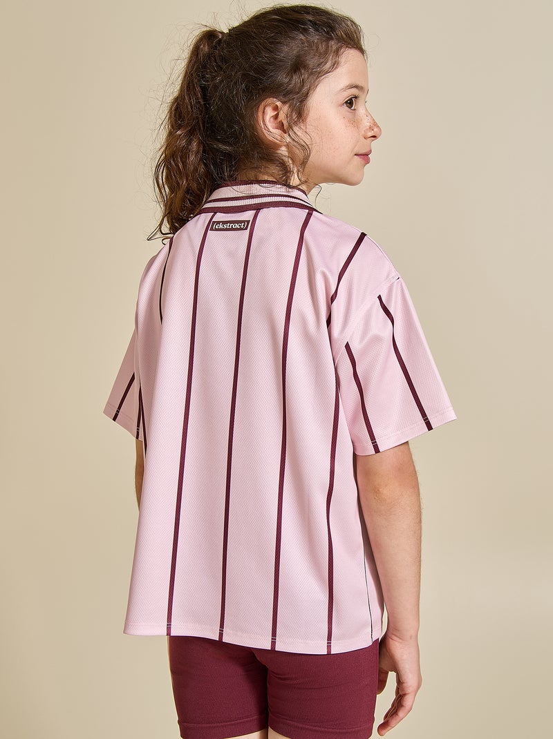 Voetbal T-shirt met korte mouwen (Ekstract) Rose - Kiabi