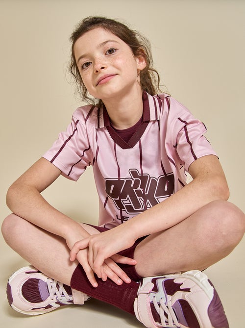 Voetbal-T-shirt met korte mouwen - Kiabi Voetbal-T-shirt met korte mouwen - Kiabi
