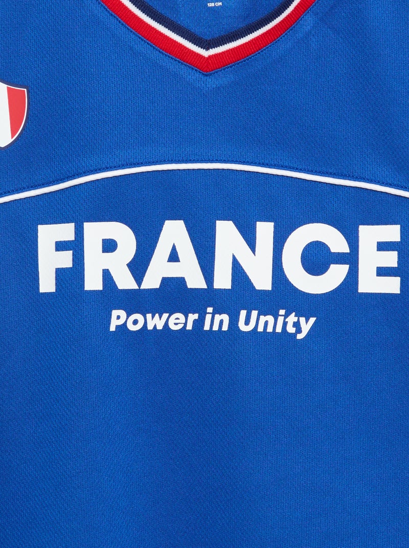 Voetbalshirt Frankrijk Blauw - Kiabi
