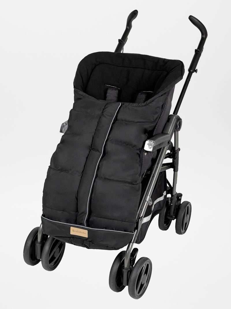Voetenzak voor kinderwagens ZWART - Kiabi