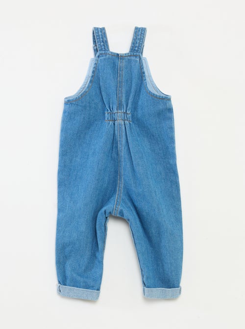 Volumineuze salopette van katoenen spijkerstof - Kiabi