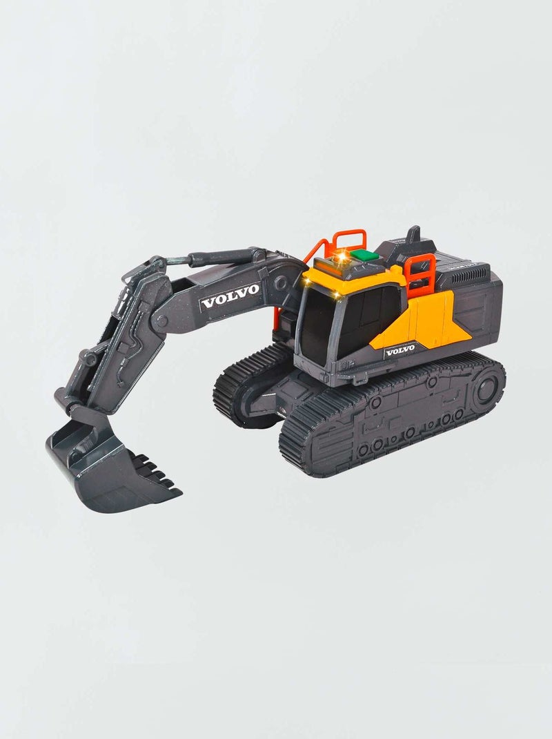 Volvo-graafmachine op rupsbanden geel / grijs - Kiabi